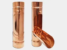 Plain Round Downspout Cleanouts